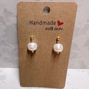 Handmade Freshwater Pearl Earrings ✨